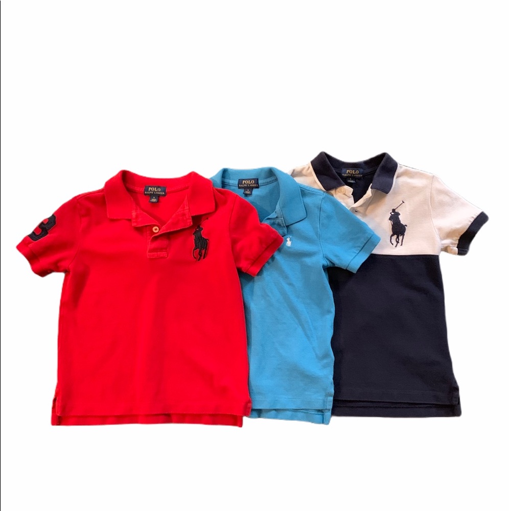 Ralph Lauren 5T Big Pony Polos short sleeve